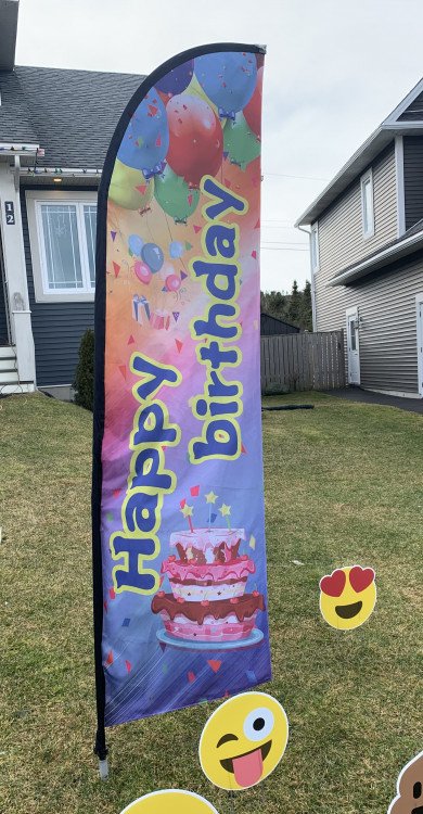 Birthday Flag - $20.00 Add On