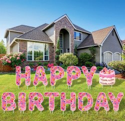 81e6SoLguPL. AC SL1500 1675563202 Happy Birthday Yard Cards (BAKER) - $20.00 Add On