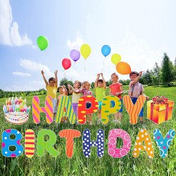 Happy Birthday Yard Cards (VIVID) - $20.00 Add On