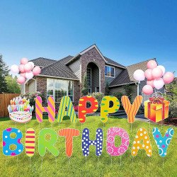 81zypYBTTgL. SL1500 1675562683 Happy Birthday Yard Cards (VIVID) - $20.00 Add On