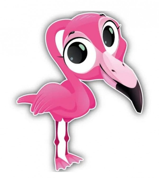 FLAMINGO YARD DISPLAY - CORAL