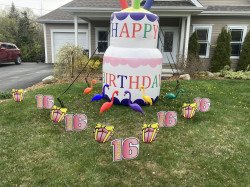 Sweet Sixteen Yard Cards - $20.00 Add On
