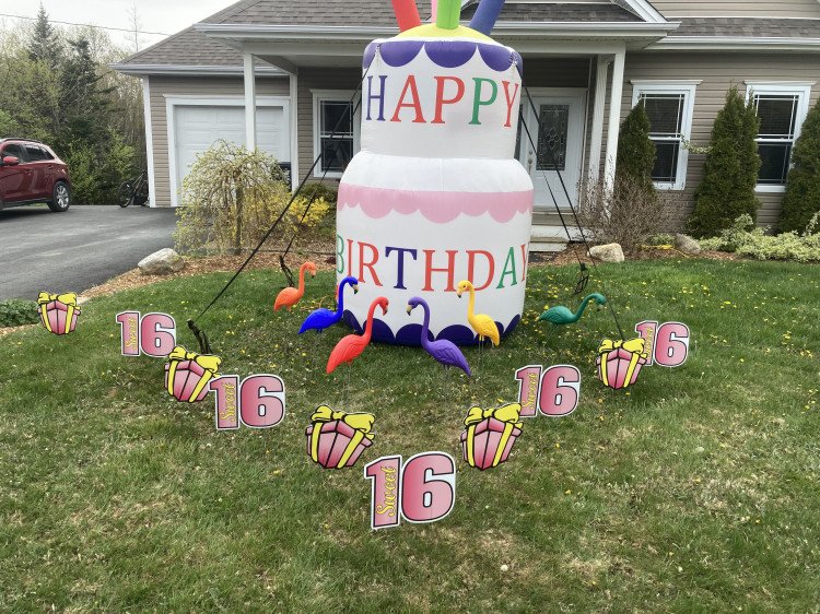 Sweet Sixteen Yard Cards - $20.00 Add On
