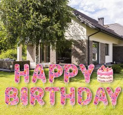 Happy Birthday Yard Cards  (BAKER) - $20.00 Add On