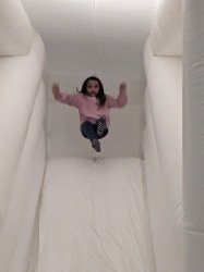 White Wedding Bounce House (DRY)