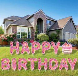81e6SoLguPL. AC SL1500 1675563202 Happy Birthday Yard Cards (BAKER) - $20.00 Add On