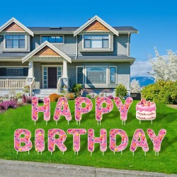 Happy20Birthday 1675563202 Happy Birthday Yard Cards (BAKER) - $20.00 Add On